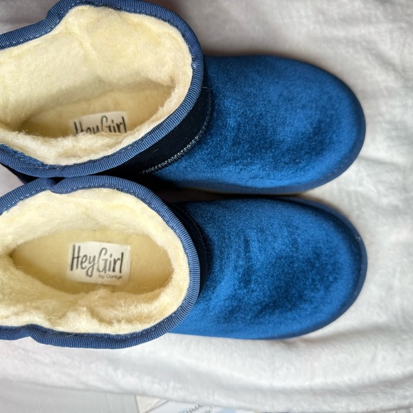 The Corky's Room Service Platform Slip On - Blue Velvet ***NO BOX*** - Picture 3 of 6